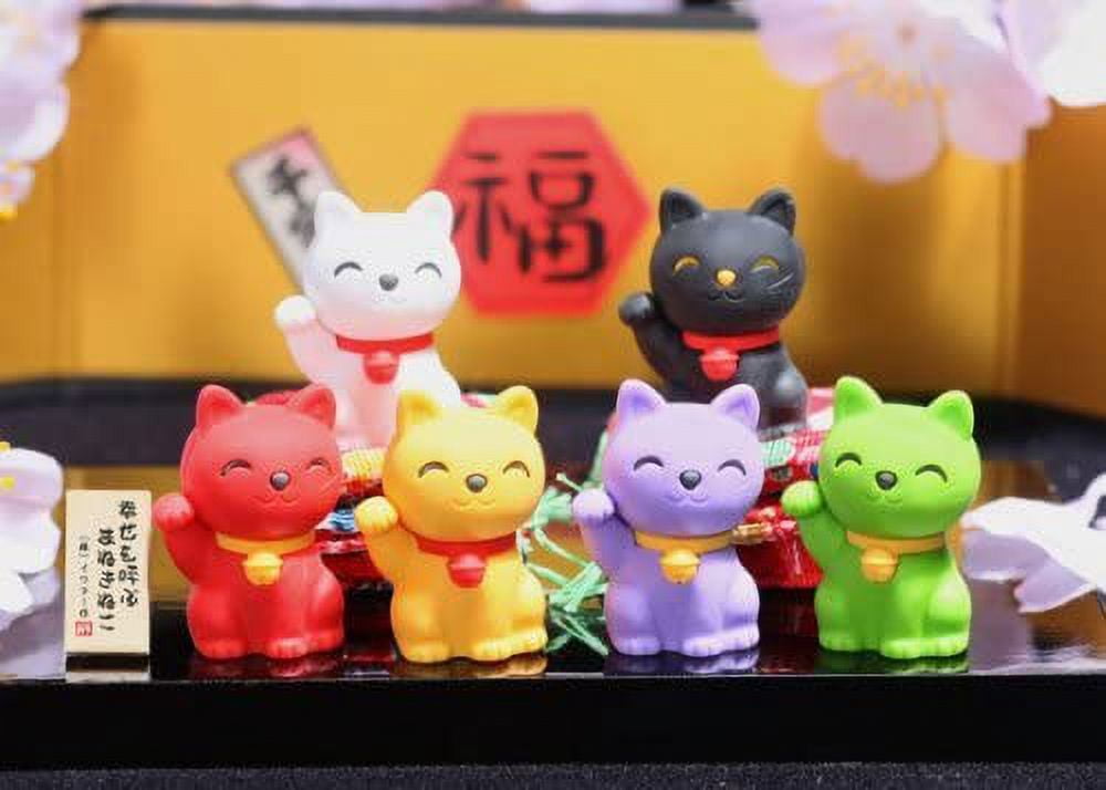iwako lucky good fortune cat japanese erasers