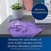ماكينة تطريز Brother PE545 مع حلقات وخيوط تطريز