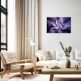 thumbnail image 2 of JANS.NO1 Purple Flower Prints Wall Art Bauhinia Canvas Painting Floral Pictures Wall Decor for Living Room Bathroom Bedroom Decor, 2 of 6