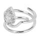 thumbnail image 5 of Anillo de uñas con diamantes de imitación, anillo de uñas hermoso y seguro para mujeres y niñas 3054 platino, 5 of 8