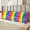 thumbnail image 2 of Fotbe Colorful Tie Dye Funda para Almohada Corporal con Diseño, Funda de Microfibra Ultrasuave de 20x54 Pulgadas, Ropa de Cama Elegante, 2 of 7