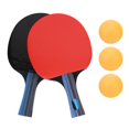 thumbnail image 1 of Spptty Ping Pong Racket,Student Training Straight Table Tennis Paddle Ping Pong Balls Set Practicing Sports Equipment,Table Tennis Paddle, 1 of 8