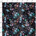 thumbnail image 3 of Soimoi Polyester Fleece Black Fabric By the Yard - 56 Inch Wide - Leopard Animal Print Textile - Stylish and Trendy Patterns for Apparel Printed Fabric, 3 of 6