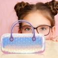 thumbnail image 2 of Portable Eyeglasses Case 2pcs Creative PU Leather Storage Sunglass Holder, 2 of 8