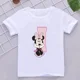 thumbnail image 3 of Camisetas de algodón para niños de Minnie con combinación de letras de la A a la Z y nombres, ropa de dibujos animados de Disney Kawaii, camisetas para niños y niñas, camisetas casuales, 3 of 5