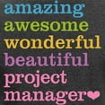 thumbnail image 3 of CafePress - Project Manager Women's Long Sleeve Dark T Shirt - Women's Long Sleeve Graphic Tee Casual Fit, 3 of 4