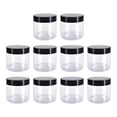 thumbnail image 1 of Tarro para mascotas con tapa redonda apilable, reutilizable, ligero, transparente, latas de cocina para 10 unidades de 150 ml., 1 of 6