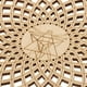 thumbnail image 5 of Letrero de madera para pared con forma de flor de la vida, corte de madera, arte de pared, decoración del hogar, posavasos hechos a mano, artesanía, adorno de geometría sagrada B 305cm, 5 of 6