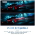 thumbnail image 3 of 2Pcs Car Hood LED Light Strip Flexible 12V Car Decorative Light Bar Waterproof Auto Daytime Running Light Strips, 3 of 10