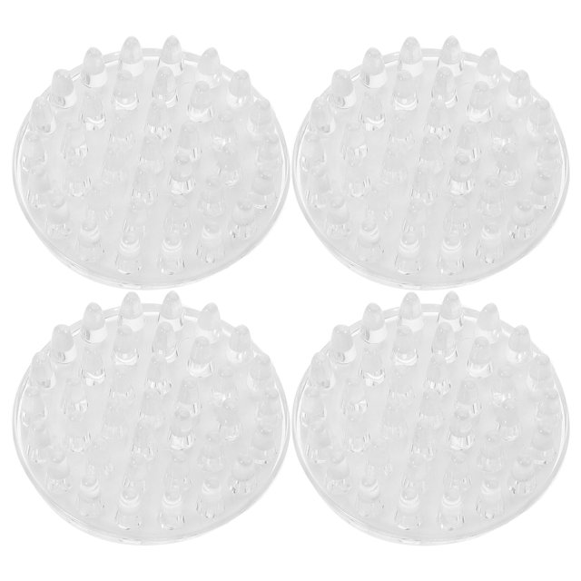 HAMPPLIES 4Ud Cubiertas Protectoras Transparentes Para Patas De Mesas De Plástico Duradero