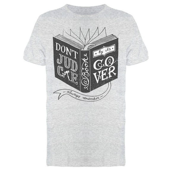 Don't Judge By The Cover T-Shirt Men -Image by Shutterstock, Male XX-Large