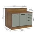 thumbnail image 3 of Isla Cocina Con Encimera Y Mostrador Madesa Agata 120cm MG, 3 of 5