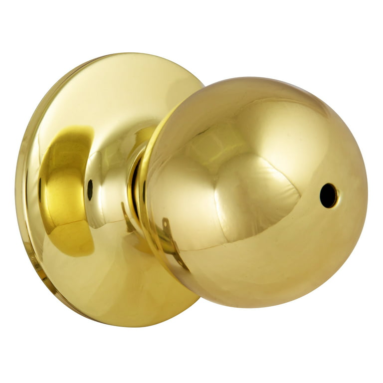 Design House 782920 Ball Privacy Bed and Bath Door Knob Polished