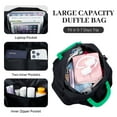 thumbnail image 5 of URSOFINE Travel Duffle Bag, Large Capacity Expandable Weekender Bag with Luggage Sleeve, Waterproof Nylon Overnight Bag for Women Men, Gym Bag Hospital Bag with Laptop Pocket, 5 of 9