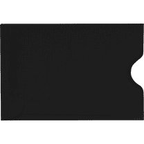 LUXPaper Credit Card & Gift Cards Sleeves, 80 lb, Black Linen, 250 Pack, Size 2 3/8 x 3 1/2