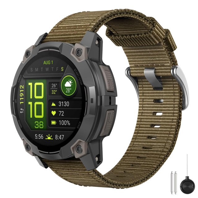 Correa de nylon MoKo 22 mm para Garmin Instinct