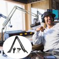 thumbnail image 2 of NB35 Metal Adjustable Mic Desk Stand Live Radio Recording Microphone Phone Stand, 2 of 7