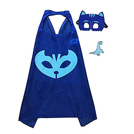Superhero Cape and Mask Costume for Kids with Pin