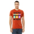 thumbnail image 2 of Chilling With My Peeps Fun Easter Egg Hunting Christian Holiday Men's T-shirt, M, Orange, 2 of 5