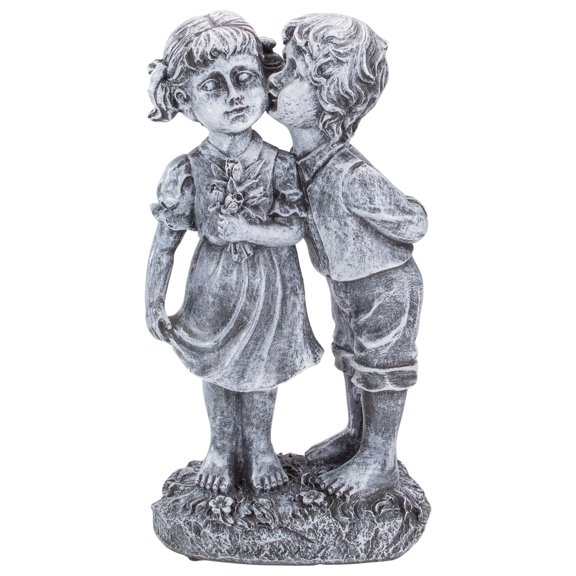 Northlight 12.5" Peck on the Cheek Outdoor Garden Statue