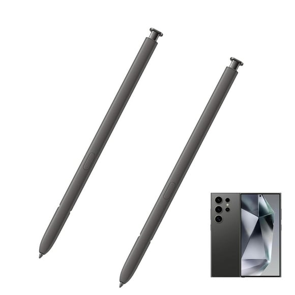 Lápiz capacitivo CaoXiong S24 Ultra de repuesto, color gris oscuro, paquete de 2