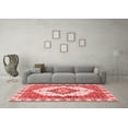 thumbnail image 3 of Ahgly Company Indoor Rectangle Abstract Red Modern Area Rugs, 2' x 4', 3 of 4