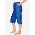 thumbnail image 3 of Dreams & Co. Plus Size Knit Sleep Capri, 3 of 6