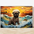 thumbnail image 4 of Thuan Brussels Griffon Dog Art Print Canvas, Dog Canvas Wall Art Painting Decor, Dog Pop Art Home Decor Artwork For Bedroom Living Room Bathroom decor, 4 of 6