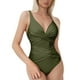 thumbnail image 1 of MKLEKYY Bikini Mujer Traje De Baño Swimsuits For Women 1 Piece Bathing Suit Retro Ruched Push Up Vintage Padded Swimwear, 1 of 5