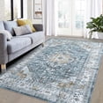 thumbnail image 1 of 2025 New Washable Runner Rug, 5 x 7 (8 x 10, 9 x 12) Feet Hallway Rug Runner Long Entryway Rug, Low-Pile Accent Rug for Bedroom, Non-Slip Soft Carpet Runner Throw Rugs for Bathroom Laundry Room, 1 of 7