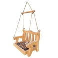 thumbnail image 2 of 9.44x5.51x6.69 inch Outdoor Wooden Bird Feeder with Automatic Hanging for Garden and Balcony, 2 of 2