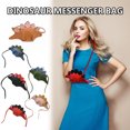 thumbnail image 4 of Odeerbi Reduced Crossbody Bags for Women Dinosaur Shoulder Bag Decorative Bag Wild Female Accessory Small Blue, 4 of 4