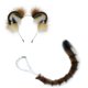 thumbnail image 1 of Fox Wolf Bear Tiger Monkey Cat Dog Ears Diadema Hairband Hair Clips Halloween Costume Party Accesorios MFZFUKR BST2000040-2, 1 of 5