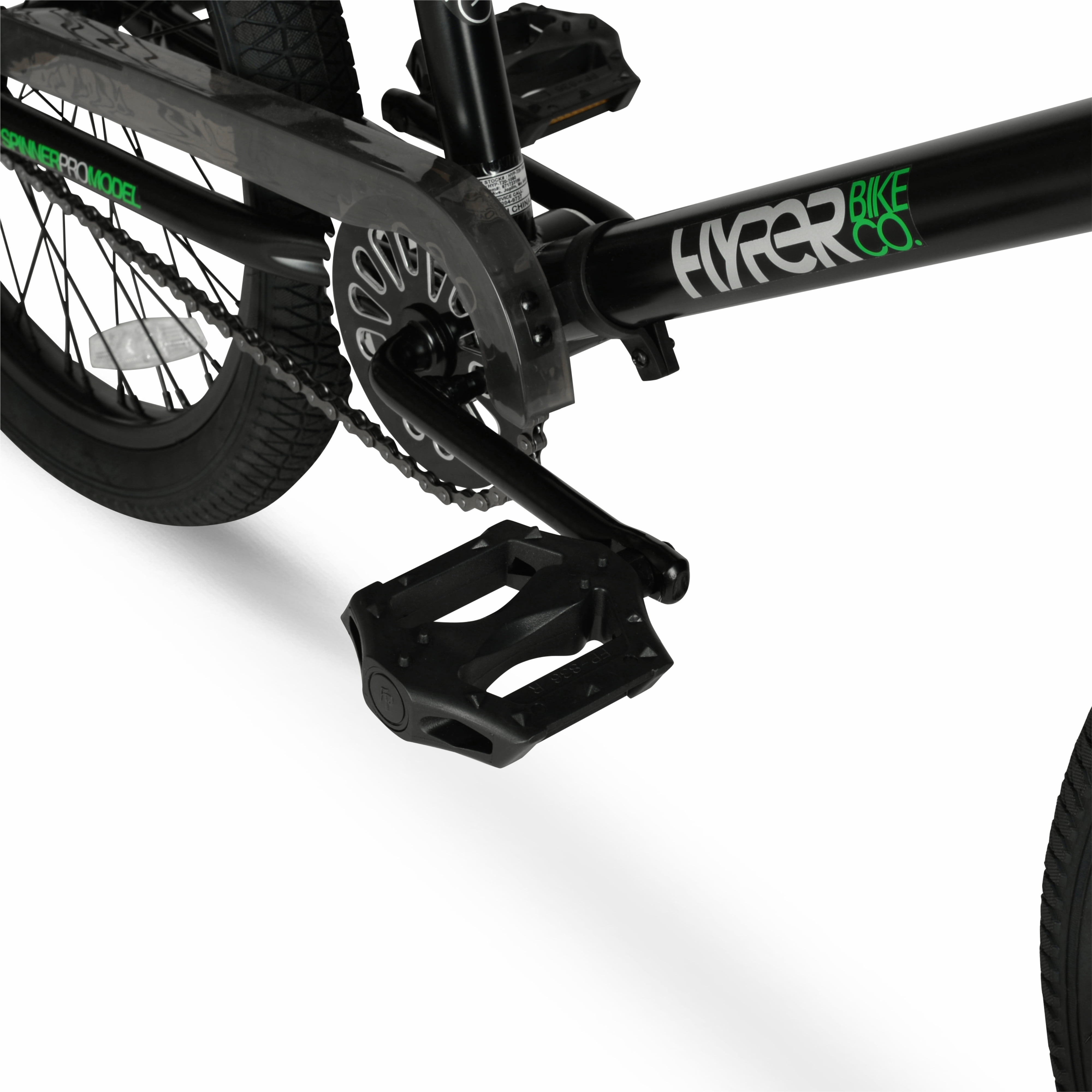 Hyper Bicycles 20 Boy s Spinner BMX Bike for Kids Matte Black Recommended Ages Group 8 to 13 Child and Tween Walmart