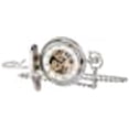 thumbnail image 3 of Charles-Hubert- Paris Brass Two-Tone Mechanical Hunter Case Pocket Watch #3805, 3 of 4