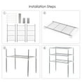 thumbnail image 4 of 3-Tier Multi-functional Kitchen Storage Shelf Rack Microwave Oven Shelving Unit, 4 of 7