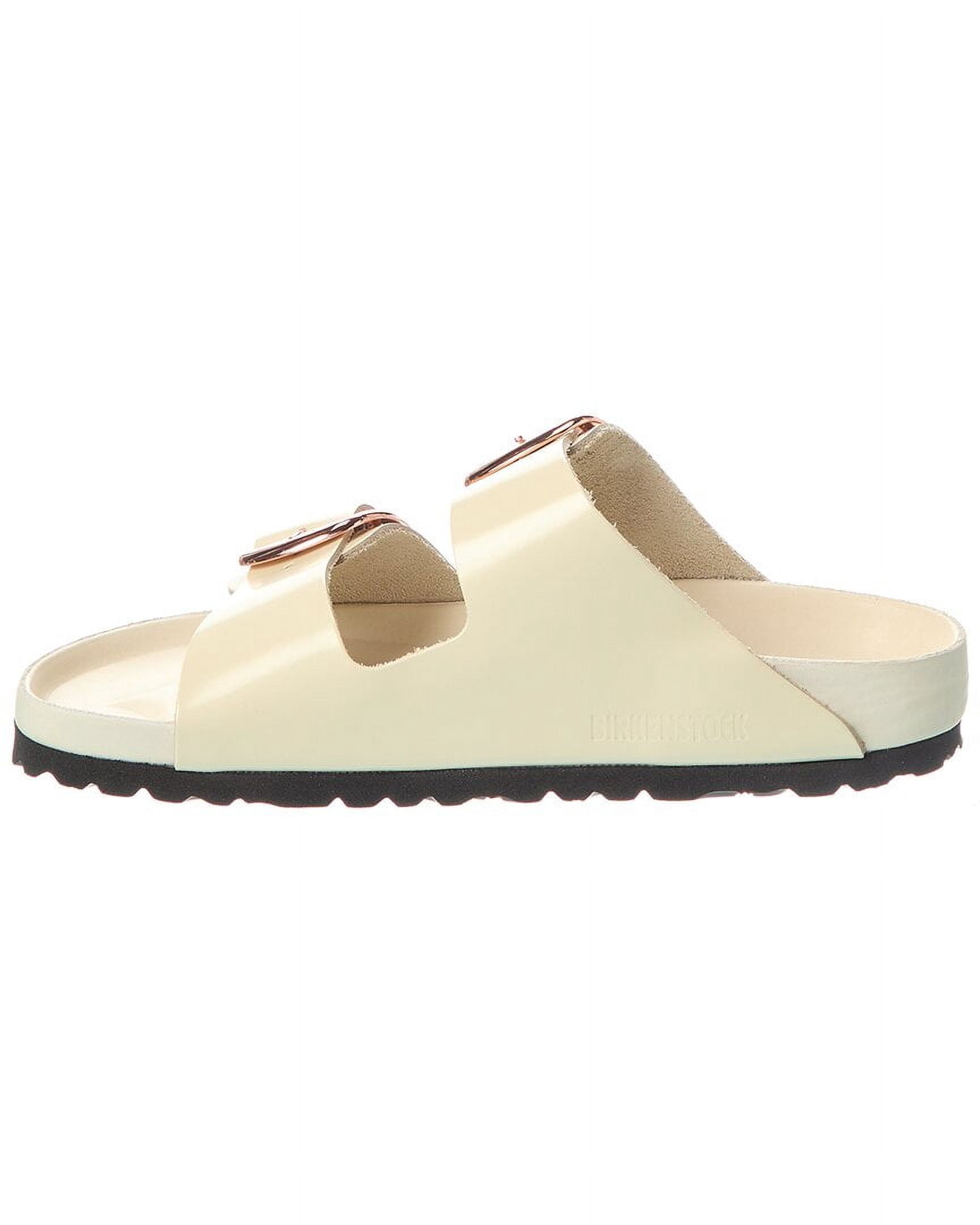 Birkenstock Arizona Big Buckle High-Shine Ecru  1027850 Women's Size 37