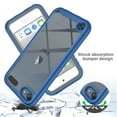 thumbnail image 5 of Allytech iPod Touch Case with Build-in Screen Protector, Only Compatible with iPad Touch 7th 6th 5th Gen, Full Body Protective Shockproof Clear Back Shell Cover for Apple iPod Touch 5 6 7 - Deep Blue, 5 of 6