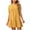 Yellow, variant on QUYUON Women Babydoll Dress Summer Round Neck Short Sleeve T-Shirt Mini Dresses Casual Loose Ruffle Tunic Swing A-Line Short Dress Beach Sundresses Evening Cocktail Party Dress, Black XL
