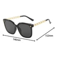thumbnail image 3 of Gafas de sol modernas, ligeras, modernas y duraderas, con protección solar. Negro, 3 of 9