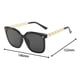 thumbnail image 3 of Gafas de sol para mujer, modernas y versátiles, ligeras y con montura redonda. Negro, 3 of 9