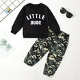 thumbnail image 2 of UYYX 18 Month Boy Clothes Clothes Boy Toddler Boy Sweatshirt Outfit Long Sleeve Shirt Jogger Pants Fall Outfits Winter Clothes Set 3-4 Years, 2 of 5
