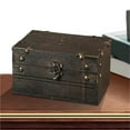 thumbnail image 6 of AOOOWER Vintage Pirate Themed Wood Treasures Chest With Secret Locking for Collectibles, 6 of 18