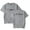 Grey, variant on 2hollis Merch Life Script T-shirts Women Men Clothes Trend Casual Short Sleeve Top