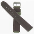 thumbnail image 4 of Hamilton watchband  20/18mm Green Nylon/Brown Leather part#H600684101, 4 of 4