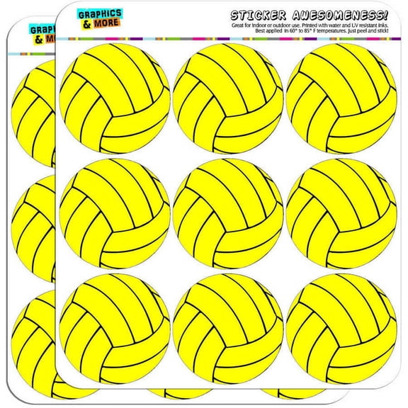 Water Polo Ball 18 2" Planner Calendar Scrapbooking Crafting Stickers