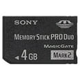 Used Sony Memory Stick Pro Duo Mark 2 Memory Card 4 GB 4GB 4 Gig For