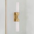 thumbnail image 5 of Crystorama Lighting Group Wlx-302 Wilcox 2 Light 25" Tall Led Bath Bar - Nickel, 5 of 7
