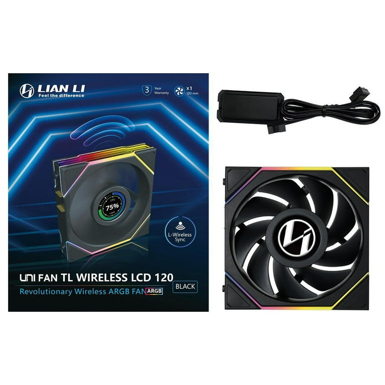 PC用ファン・クーラー Lian Li UNI FAN RS TL LCD WIRELESS 120 Lian-Li UNI FAN TL Wireless 1.6