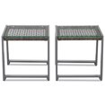 thumbnail image 2 of Real Flame Table d'Appoint de Patio en Aluminium Calvin Gris (Ensemble de 2), 2 of 5